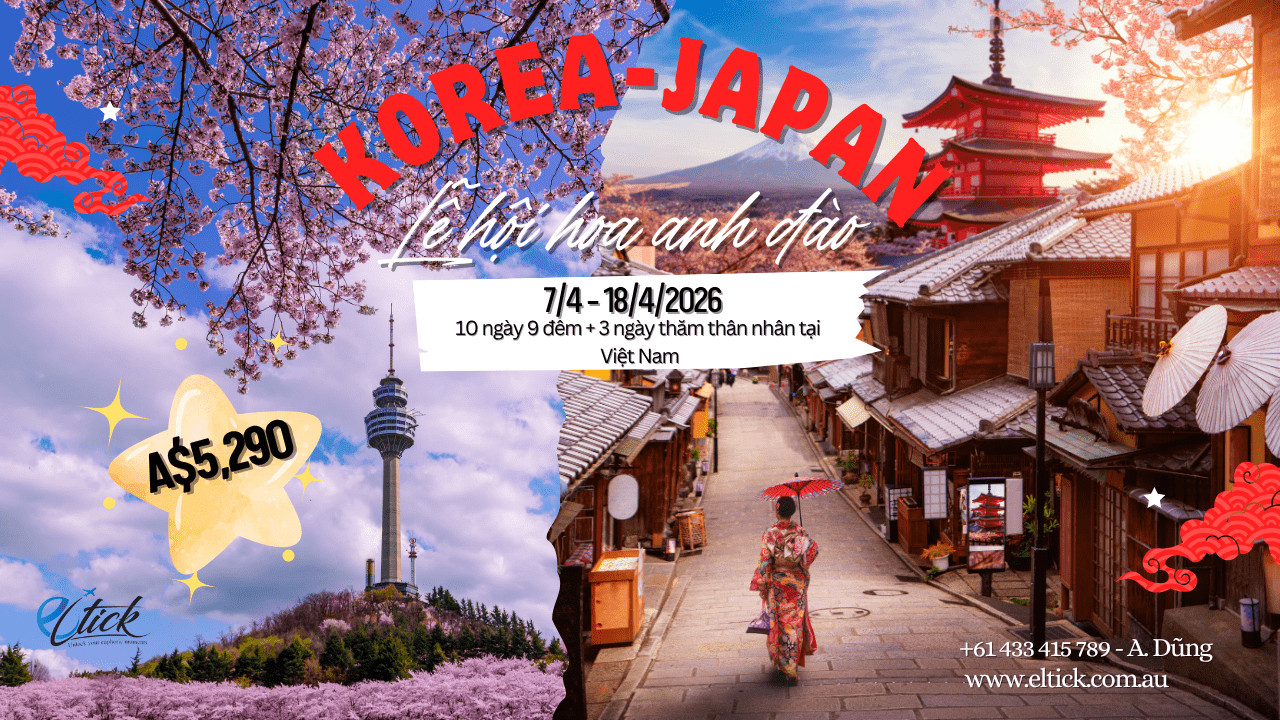 TOUR HÀN QUỐC – NHẬT BẢN – LỄ HỘI HOA ANH ĐÀO